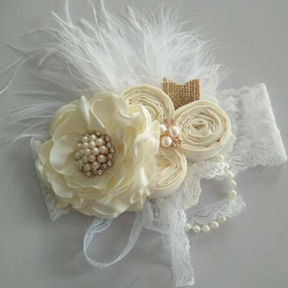 Flower Turban Headband, Newborn Girl Gift , Head Wraps - Picture 6 of 8